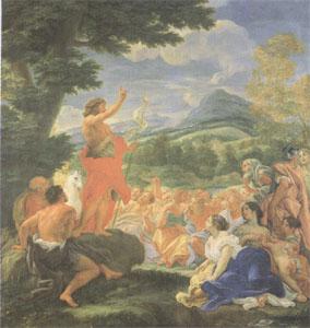 Giovanni Battista Gaulli Called Baccicio St John the Baptist Preaching (mk05)